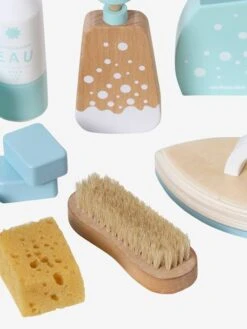 Kit Produits Ménagers En Bois FSC® Blanc - Vertbaudet -Jouets Pour Enfants kit produits menagers en bois fsc 4