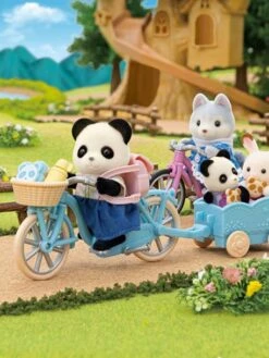 La Fille Panda, Son Vélo Et Sa Remorque - SYLVANIAN FAMILIES Blanc - Sylvanian -Jouets Pour Enfants la fille panda son velo et sa remorque sylvanian families 4