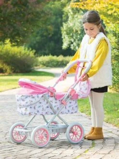 Landeau COROLLE Pour Poupon 36/42/52 Cm Rose Fleuri - Corolle -Jouets Pour Enfants landeau corolle pour poupon 364252 cm 5