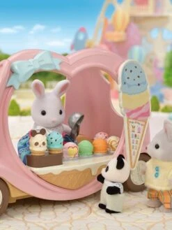 Le Marchand De Glace Ambulant SYLVANIAN FAMILIES Blanc - Sylvanian -Jouets Pour Enfants le marchand de glace ambulant sylvanian families 4