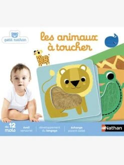 Jouets Pour Enfants 5 Les Animaux à Toucher NATHAN Blanc - Nathan