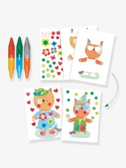 Les Animaux Et Leurs Maisons - DJECO Multicolore - Djeco -Jouets Pour Enfants les animaux et leurs maisons djeco 4