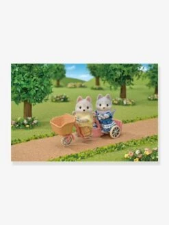 Les Frères Et Sœurs Husky Et Leur Tandem - SYLVANIAN FAMILIES Blanc - Sylvanian -Jouets Pour Enfants les freres et soeurs husky et leur tandem sylvanian families 3