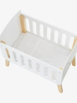 Lit Poupon Sur Pieds En Bois FSC® Blanc - Vertbaudet -Jouets Pour Enfants lit poupon sur pieds en bois fsc 2