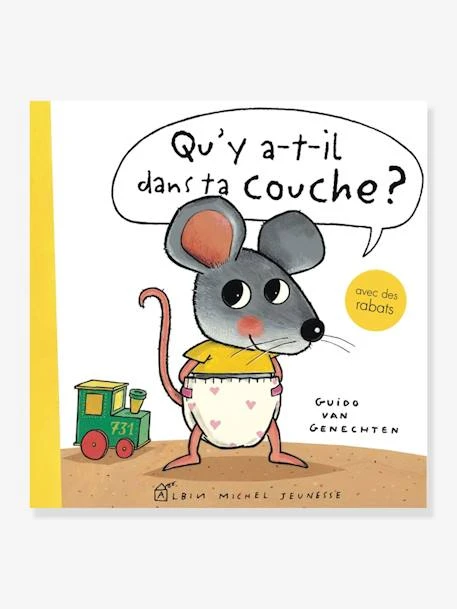Livre - Qu'y A-t-il Dans Ta Couche ? - ALBIN MICHEL Blanc - Hachette 3 Livre - Qu'y A-t-il Dans Ta Couche ? - ALBIN MICHEL Blanc - Hachette