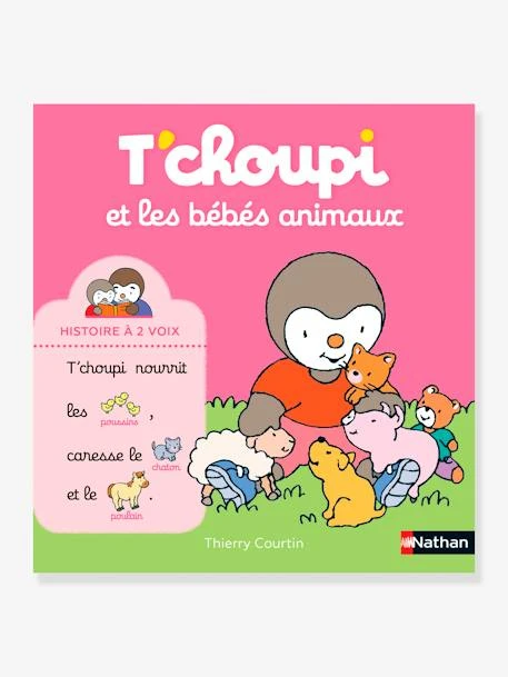 Livre T'choupi Et Les Bébés Animaux - Histoire à 2 Voix NATHAN Multico - Nathan 3 Livre T'choupi Et Les Bébés Animaux - Histoire à 2 Voix NATHAN Multico - Nathan
