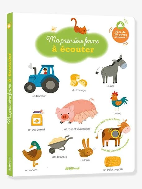 Ma Première Ferme à écouter - AUZOU Blanc - Auzou 3 Ma Première Ferme à écouter - AUZOU Blanc - Auzou