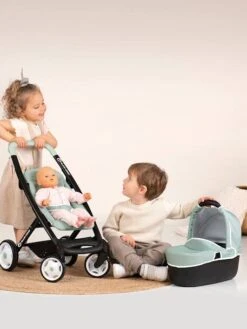 Maxi Cosi Poussette Landau 3 En 1 - SMOBY Vert - Smoby -Jouets Pour Enfants maxi cosi poussette landau 3 en 1 smoby 2
