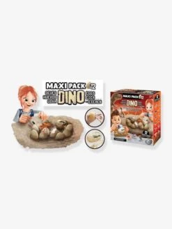 Maxi Pack 12 Oeufs Dinosaures - BUKI Orange - Buki -Jouets Pour Enfants maxi pack 12 oeufs dinosaures buki 4