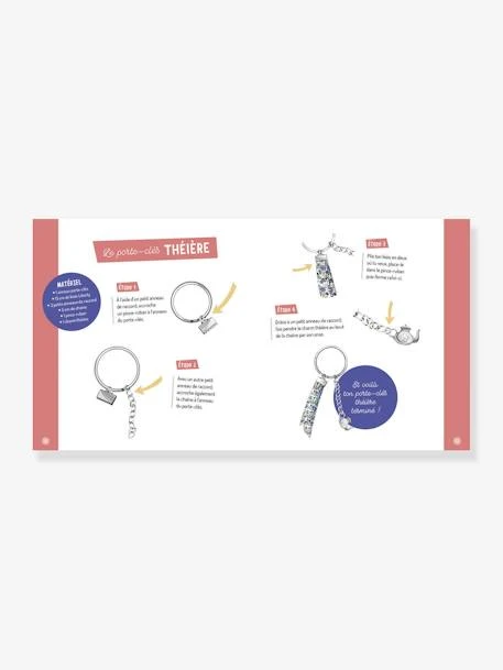 Mes Bijoux En Liberty (édition 2021) - AUZOU Blanc - Auzou 5 Mes Bijoux En Liberty (édition 2021) - AUZOU Blanc - Auzou – Image 3