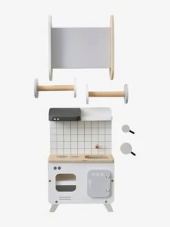 Mobilier De Cuisine Pour Poupée Mannequin En Bois FSC® Blanc - Vertbaudet -Jouets Pour Enfants mobilier de cuisine pour poupee mannequin en bois fsc 3
