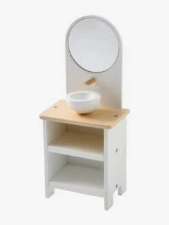 Mobilier De Salle De Bain Pour Poupée Mannequin En Bois FSC® Blanc - Vertbaudet -Jouets Pour Enfants mobilier de salle de bain pour poupee mannequin en bois fsc 4