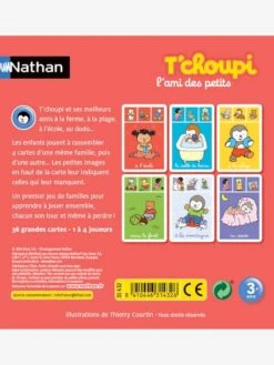 Mon Premier Jeu De Familles T'choupi NATHAN Rouge - Nathan 11 Mon Premier Jeu De Familles T'choupi NATHAN Rouge - Nathan -Jouets Pour Enfants mon premier jeu de familles tchoupi nathan 4