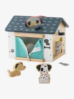 Niche Des Ouvertures En Bois FSC® Multicolore - Vertbaudet -Jouets Pour Enfants niche des ouvertures en bois fsc 3