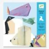 Origami Facile - Les Animaux Polaires DJECO Bleu - Djeco -Jouets Pour Enfants origami facile les animaux polaires djeco