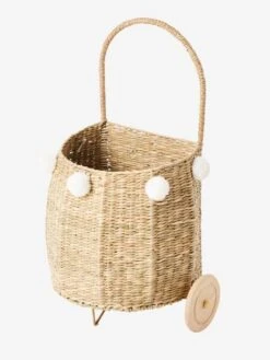 Panier à Roulettes Herbier Blanc - Vertbaudet -Jouets Pour Enfants panier a roulettes herbier 2