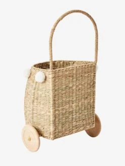 Panier à Roulettes Herbier Blanc - Vertbaudet -Jouets Pour Enfants panier a roulettes herbier 4