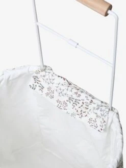 Panier De Courses à Roulettes En Métal, Tissu Et Bois FSC® Gris - Vertbaudet -Jouets Pour Enfants panier de courses a roulettes en metal tissu et bois fsc 3