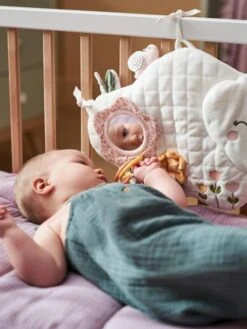 Panneau D'activités En Tissu PAYS ROSE Multicolore - Vertbaudet -Jouets Pour Enfants panneau dactivites en tissu pays rose 2