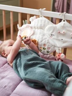 Panneau D'activités En Tissu PAYS ROSE Multicolore - Vertbaudet -Jouets Pour Enfants panneau dactivites en tissu pays rose 4