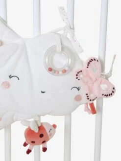 Panneau D'activités En Tissu PAYS ROSE Multicolore - Vertbaudet -Jouets Pour Enfants panneau dactivites en tissu pays rose 5