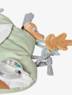 Panneau D'activités Musical En Tissu TANZANIE Blanc - Vertbaudet -Jouets Pour Enfants panneau dactivites musical en tissu tanzanie 2