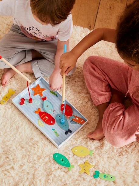 Pêche à La Ligne Magnétique En Bois FSC® Multicolore - Vertbaudet 4 Pêche à La Ligne Magnétique En Bois FSC® Multicolore - Vertbaudet – Image 2