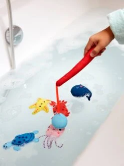 Pêche De Bain En Néoprène EAU SALEE Multicolore - Vertbaudet -Jouets Pour Enfants peche de bain en neoprene eau salee 1