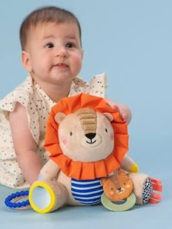 Peluche D'activités Lion - TAF TOYS Orange - Taf Toys -Jouets Pour Enfants peluche dactivites lion taf toys 2