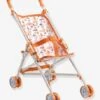 Poussette - DJECO Orange - Djeco -Jouets Pour Enfants poussette djeco