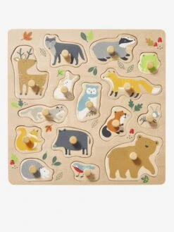Puzzle Bouton Forêt En Bois FSC® Multicolore - Vertbaudet -Jouets Pour Enfants puzzle bouton foret en bois fsc 2