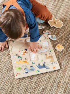 Puzzle Bouton Forêt En Bois FSC® Multicolore - Vertbaudet -Jouets Pour Enfants puzzle bouton foret en bois fsc 5