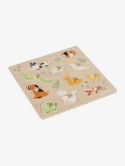Puzzle Boutons Animaux De Compagnie En Bois FSC® Multicolore - Vertbaudet -Jouets Pour Enfants puzzle boutons animaux de compagnie en bois fsc 2
