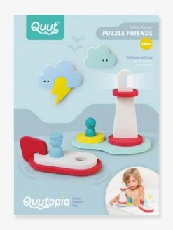 Puzzle De Bain Friends - QUUT Bleu - Quut -Jouets Pour Enfants puzzle de bain friends quut 4