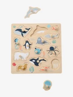 Puzzle De La Banquise En Bois FSC® Multicolore - Vertbaudet -Jouets Pour Enfants puzzle de la banquise en bois fsc 2