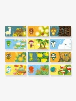 Puzzle Duo Cache-Cache - DJECO Multicolore - Djeco -Jouets Pour Enfants puzzle duo cache cache djeco 2