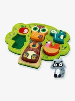 Puzzle Feutrine Oski - DJECO Vert - Djeco -Jouets Pour Enfants puzzle feutrine oski djeco 2
