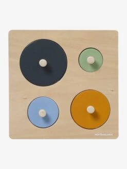 Puzzle Formes Rondes Animaux En Bois FSC® Multicolore - Vertbaudet -Jouets Pour Enfants puzzle formes rondes animaux en bois fsc 3