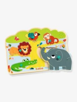 Puzzle Sonore Baobab - DJECO Jaune - Djeco -Jouets Pour Enfants puzzle sonore baobab djeco 2