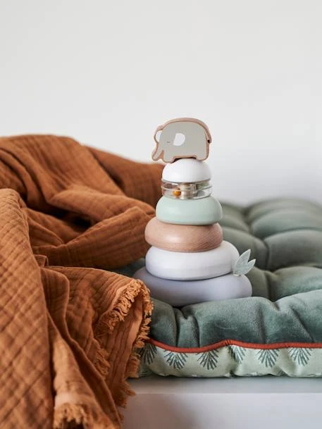 Pyramide à Empiler En Bois FSC® Rose - Vertbaudet 4 Pyramide à Empiler En Bois FSC® Rose - Vertbaudet – Image 2