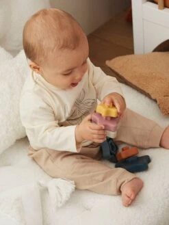 Pyramide D'étoiles à Empiler En Silicone Multicolor - Vertbaudet -Jouets Pour Enfants pyramide detoiles a empiler en silicone 2