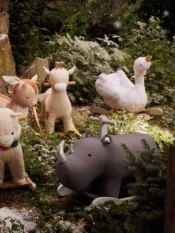 Rhinocéros à Bascule FSC® Gris - Vertbaudet -Jouets Pour Enfants rhinoceros a bascule fsc 3