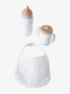 Set Accessoires Repas Poupon En Bois FSC® Blanc - Vertbaudet -Jouets Pour Enfants set accessoires repas poupon en bois fsc 3