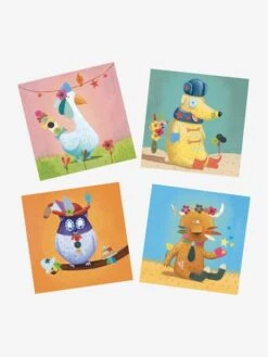 Stickers Créer Des Animaux DJECO Multicolore - Djeco -Jouets Pour Enfants stickers creer des animaux djeco 3