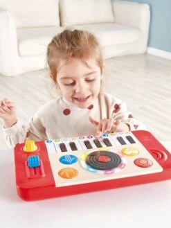 Table De Mixage DJ Mix - HAPE Blanc - Hape -Jouets Pour Enfants table de mixage dj mix hape 2