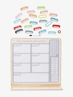 Tableau Organisateur De Semaine Gris - Vertbaudet -Jouets Pour Enfants tableau organisateur de semaine 3