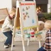 Tableau Pliable Et Réglable En Hauteur 3 En 1 En Bois FSC® Multicolore - Vertbaudet -Jouets Pour Enfants tableau pliable et reglable en hauteur 3 en 1 en bois fsc