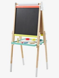 Tableau Pliable Et Réglable En Hauteur 3 En 1 En Bois FSC® Multicolore - Vertbaudet -Jouets Pour Enfants tableau pliable et reglable en hauteur 3 en 1 en bois fsc 5