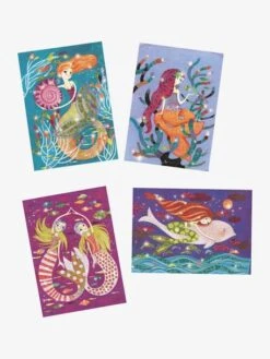 Tableaux à Pailleter - La Lumière Des Sirènes DJECO Multicolore - Djeco 9 Tableaux à Pailleter - La Lumière Des Sirènes DJECO Multicolore - Djeco -Jouets Pour Enfants tableaux a pailleter la lumiere des sirenes djeco 3