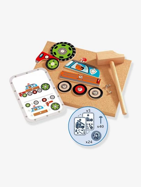 Tap Tap Véhicules DJECO Blanc - Djeco 4 Tap Tap Véhicules DJECO Blanc - Djeco – Image 2